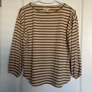 Max Studio London Striped 3/4 sleeve top Size XS